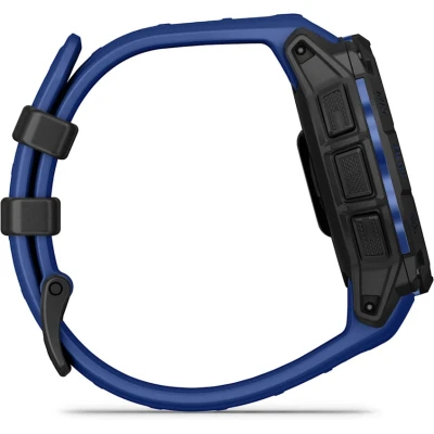 Смарт-годинник Garmin Instinct 3, 45mm, AMOLED, Black with Bolt Blue Band, GPS смарт-годинник (010-02936-03) [010-02936-03-B] — фото 4