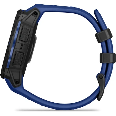 Смарт-годинник Garmin Instinct 3, 45mm, AMOLED, Black with Bolt Blue Band, GPS смарт-годинник (010-02936-03) [010-02936-03-B] — фото 5