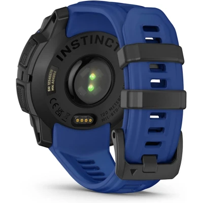 Смарт-годинник Garmin Instinct 3, 45mm, AMOLED, Black with Bolt Blue Band, GPS смарт-годинник (010-02936-03) [010-02936-03-B] — фото 6