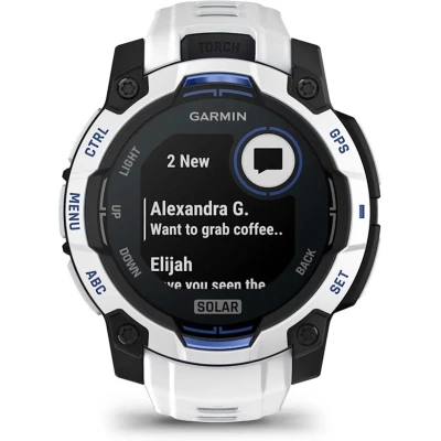Смарт-часы Garmin Instinct 3, 45mm, Solar, Whitestone with Whitestone Band, GPS смарт-годинник (010-02934-03) [010-02934-03-B] — фото 7