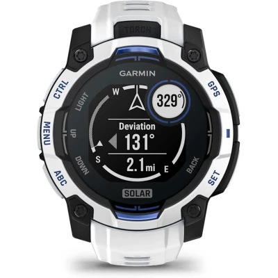 Смарт-часы Garmin Instinct 3, 45mm, Solar, Whitestone with Whitestone Band, GPS смарт-годинник (010-02934-03) [010-02934-03-B] — фото 10