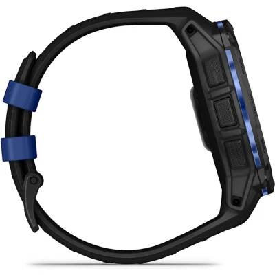 Смарт-годинник Garmin Instinct 3, 50mm, AMOLED, Black with Bolt Blue Accents, GPS смарт-годинник (010-03020-03) [010-03020-03-B] — фото 4