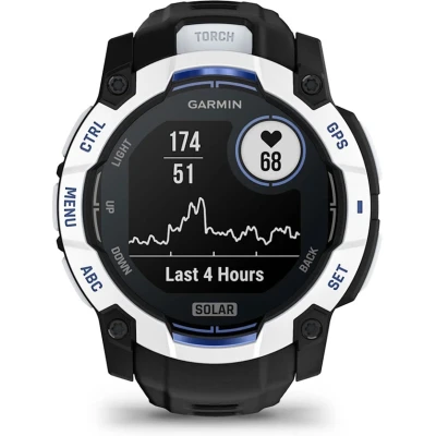 Смарт-годинник Garmin Instinct 3, 50mm, Solar, Whitestone with Black Band, GPS смарт-годинник (010-02935-03) [010-02935-03-B] — фото 8
