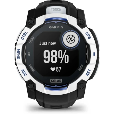 Смарт-годинник Garmin Instinct 3, 50mm, Solar, Whitestone with Black Band, GPS смарт-годинник (010-02935-03) [010-02935-03-B] — фото 9