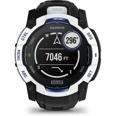 Смарт-годинник Garmin Instinct 3, 50mm, Solar, Whitestone with Black Band, GPS смарт-годинник (010-02935-03) [010-02935-03-B] — фото 10