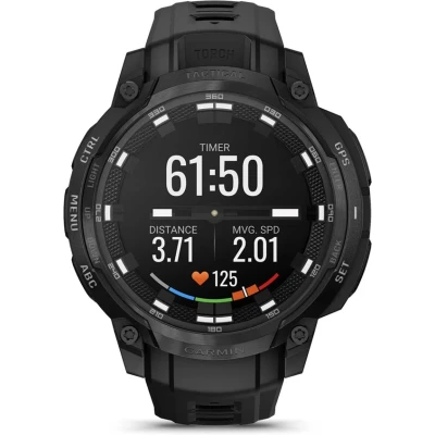 Смарт-часы Garmin Instinct Crossover AMOLED, Tactical, Black/Black, GPS смарт-годинник (010-03398-02) [010-03398-02-B] — фото 2