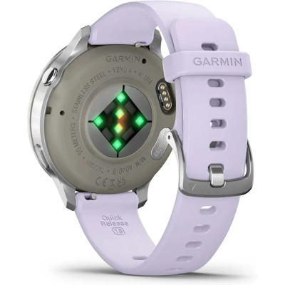 Смарт-годинник Garmin Venu 4 (41mm), Gray w/ Silver + Periwinkle, GPS смарт-годинник (010-03013-01) [010-03013-01-B] — фото 6