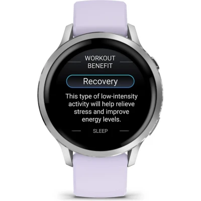 Смарт-годинник Garmin Venu 4 (41mm), Gray w/ Silver + Periwinkle, GPS смарт-годинник (010-03013-01) [010-03013-01-B] — фото 8