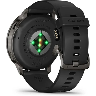 Смарт-годинник Garmin Venu 4 (45mm), Black w/ Slate + Black, GPS смарт-годинник (010-03014-00) [010-03014-00-B] — фото 6