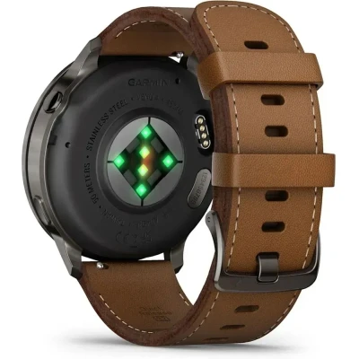 Смарт-годинник Garmin Venu 4 (45mm), Black w/ Slate + Leather, GPS смарт-годинник (010-03014-03) [010-03014-03-B] — фото 7