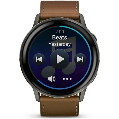 Смарт-годинник Garmin Venu 4 (45mm), Black w/ Slate + Leather, GPS смарт-годинник (010-03014-03) [010-03014-03-B] — фото 8