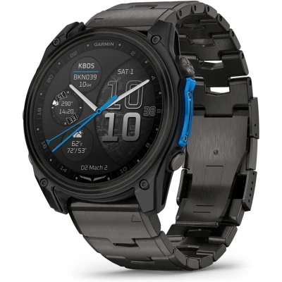 Смарт-часы Garmin D2 Mach 2, 51mm, Saph, CrbnGry Ti/Blk w/TiBd,GPS
