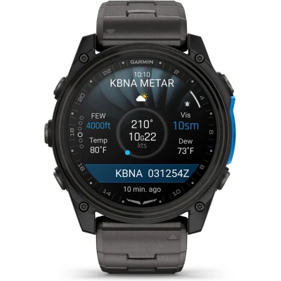 Смарт-часы Garmin D2 Mach 2, 51mm, Saph, CrbnGry Ti/Blk w/TiBd,GPS (010-02905-31) [010-02905-31-B] — фото 11