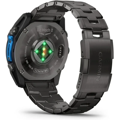 Смарт-часы Garmin D2 Mach 2, 51mm, Saph, CrbnGry Ti/Blk w/TiBd,GPS (010-02905-31) [010-02905-31-B] — фото 6