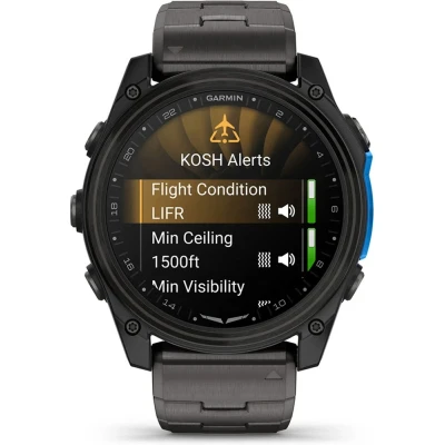 Смарт-часы Garmin D2 Mach 2, 51mm, Saph, CrbnGry Ti/Blk w/TiBd,GPS (010-02905-31) [010-02905-31-B] — фото 10