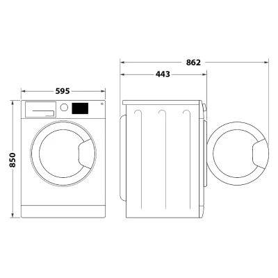 Пральна машина Indesit OMTWSE61293WKUA [OMTWSE61293WKUA-B] — фото 6