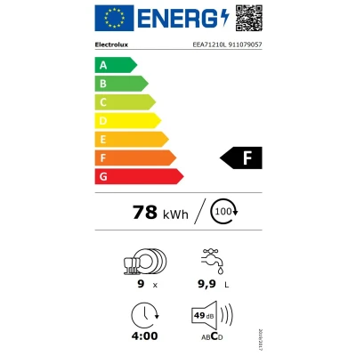 Посудомоечная машина Electrolux EEA71210L [EEA71210L-B] — фото 9