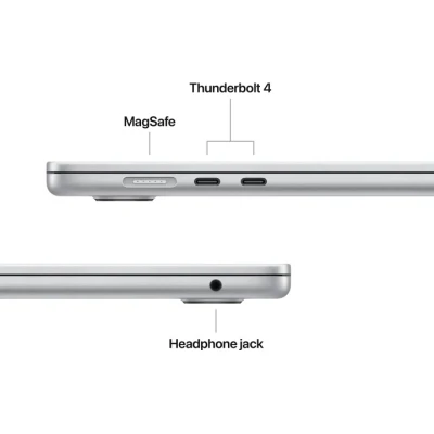 Ноутбук Apple MacBook Air 15 M5 A3448 Silver 2880x1864 (Liquid Retina) Apple M5 (4.61 ГГц) RAM 16 / SSD сріблястий (MDV94UAA-B) — фото 6
