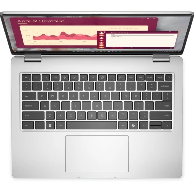 Ноутбук Dell Pro 14 1920x1200 (WUXGA) Intel Core Ultra 7 255U (1.7 - 5.2 ГГц) RAM 16 / SSD сріблястий (BTO107_PC14250_UA_UBU-B) — фото 4