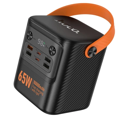 Портативна батарея HOCO 80000mAh Pro Tough PD/65W Black