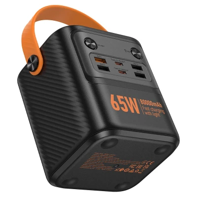 Портативна батарея HOCO 80000mAh Pro Tough PD/65W Black (J152 / 714982) [J152714982-B] — фото 4