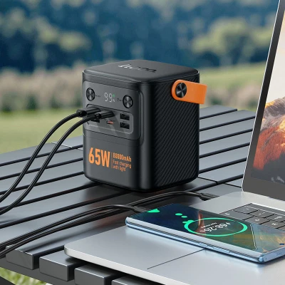 Портативна батарея HOCO 80000mAh Pro Tough PD/65W Black (J152 / 714982) [J152714982-B] — фото 9