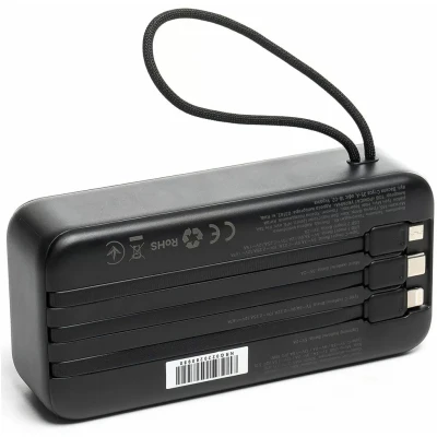 Портативна батарея Hölmer NRG-02 Cheetah 30000mAh 22.5W Black (NRG-02 Cheetah) [NRG-02Cheetah-B] — фото 3