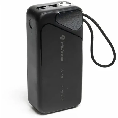Портативна батарея Hölmer NRG-02 Cheetah 30000mAh 22.5W Black (NRG-02 Cheetah) [NRG-02Cheetah-B] — фото 4