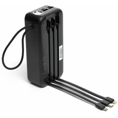 Портативна батарея Hölmer NRG-02 Cheetah 30000mAh 22.5W Black (NRG-02 Cheetah) [NRG-02Cheetah-B] — фото 6