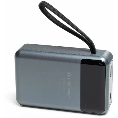 Портативная батарея Hölmer NRG-03 Hippo 20000mAh 65W Black (NRG-03 Hippo) [NRG-03Hippo-B] — фото 4