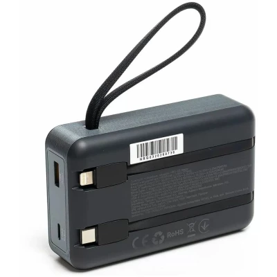 Портативная батарея Hölmer NRG-03 Hippo 20000mAh 65W Black (NRG-03 Hippo) [NRG-03Hippo-B] — фото 5