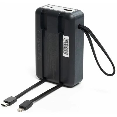 Портативная батарея Hölmer NRG-03 Hippo 20000mAh 65W Black (NRG-03 Hippo) [NRG-03Hippo-B] — фото 6