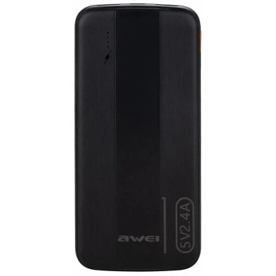 Портативная батарея AWEI 10000mAh P20K, 12W, Black