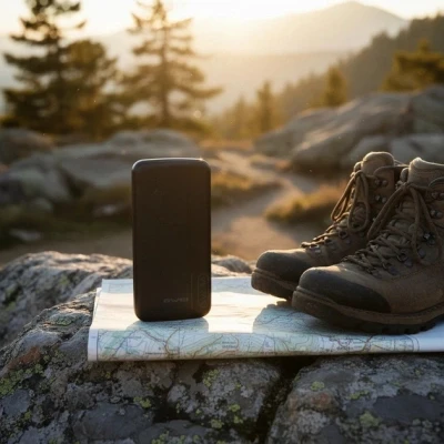Портативная батарея AWEI 10000mAh P20K, 12W, Black (6954284009744) [6954284009744-B] — фото 5