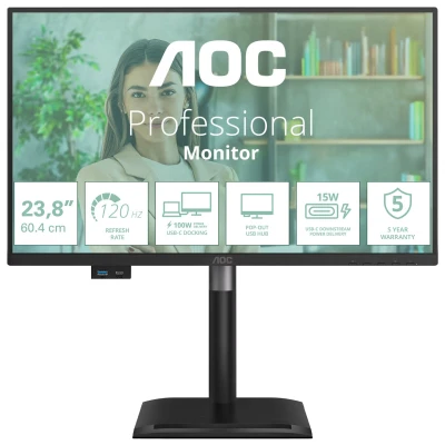 AOC 24P4CV 1920 x 1080 IPS чорний