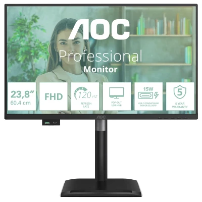 Монітор AOC 24P4U 1920 x 1080 IPS чорний (24P4U-B)