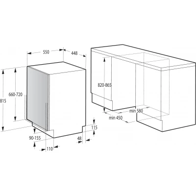 Посудомийна машина Gorenje GV520E10 [GV520E10-B] — фото 5