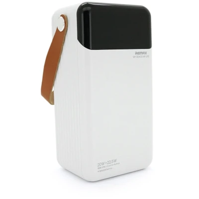 Портативна батарея Remax 60000mAh, 22.5W, PD+QC, 2*USB+Type-C+Lightning, Black/White
