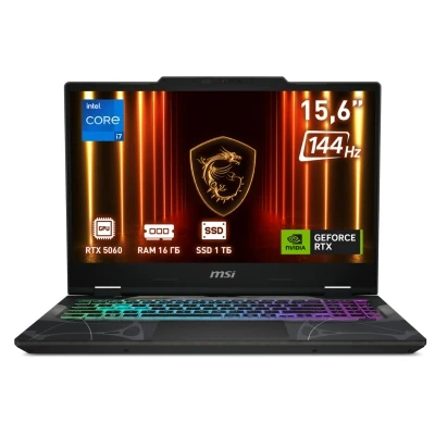 Ноутбук MSI Cyborg 15 B13WFKG-1033XUA 1920х1080 (FullHD) Intel Core i7-13620H RAM 16 / SSD чорний (9S7-15Q342-1033-B)