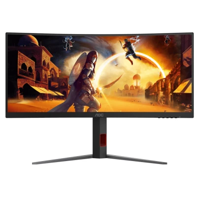 Монитор AOC CU34G4 3440 x 1440 MVA червоний, чорний (CU34G4-B) — фото 12