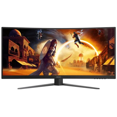 Монитор AOC CU34G4 3440 x 1440 MVA червоний, чорний (CU34G4-B) — фото 10