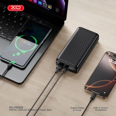 Портативна батарея XO 20000mAh, 22.5W, black (XO-PB309-BK) [XO-PB309-BK-B] — фото 6