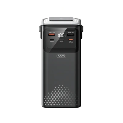 Портативная батарея XO 80000mAh, PD/20W, QC/22,5W, Lamp, black (XO-PR287-BK) [XO-PR287-BK-B]