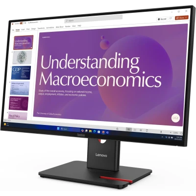 Монитор Lenovo T24D-40 1920 x 1080 IPS чорний (64B9GAT1UA-B) — фото 3