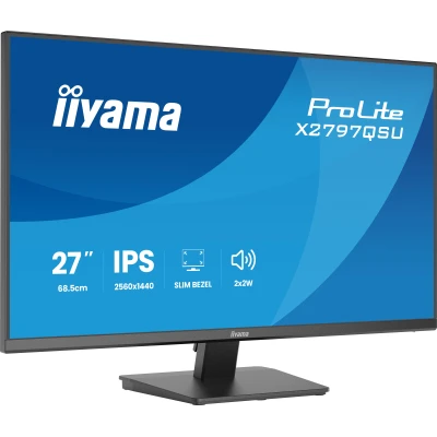 iiyama X2797QSU-B1 2560 x 1440 IPS чорний — фото 2