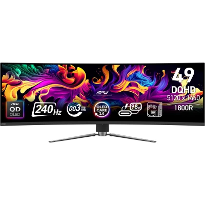 Монітор MSI MPG 491CQPX QD-OLED 5120 x 1440 чорний (MPG491CQPXQD-OLED-B) — фото 12