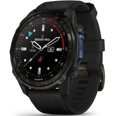 Смарт-годинник Garmin Descent Mk3i 51mm Cbn Gry DLC Ti/Blk Dive Cmptr, EURC,EMEA,GPS смарт- годинник (010-02752-16) [010-02752-16-B]