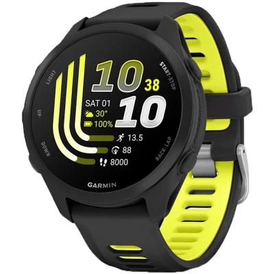 Смарт-годинник Garmin Forerunner 170, GPS, Black/Amp Yellow, GPS смарт-годинник