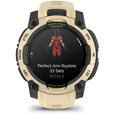 Смарт-годинник Garmin Instinct 3, 45mm, AMOLED, Citrine/Gray with Citrine Band, GPS смарт-годинник (010-02936-02) [010-02936-02-B] — фото 7