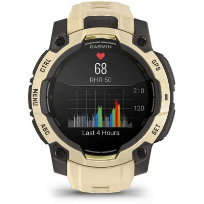 Смарт-годинник Garmin Instinct 3, 45mm, AMOLED, Citrine/Gray with Citrine Band, GPS смарт-годинник (010-02936-02) [010-02936-02-B] — фото 8
